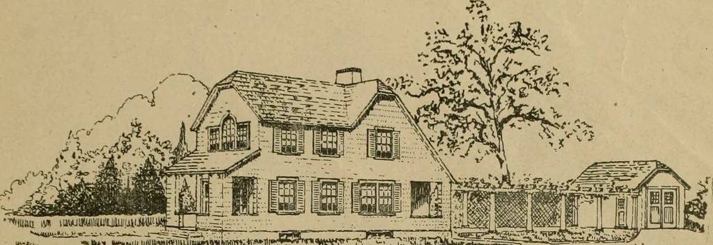 An illustration from Boston Herald-Traveler's book of homes : how to plan, finance and build your home, 1922, leaf 32