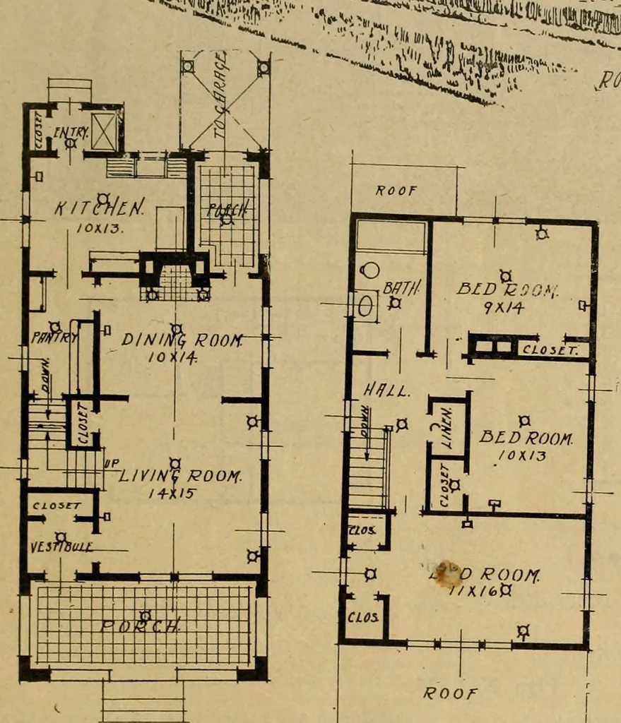 An illustration from Boston Herald-Traveler's book of homes : how to plan, finance and build your home, 1922, leaf 32