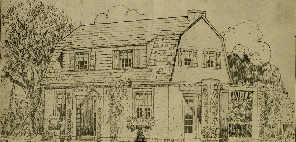 An illustration from Boston Herald-Traveler's book of homes : how to plan, finance and build your home, 1922, leaf 37