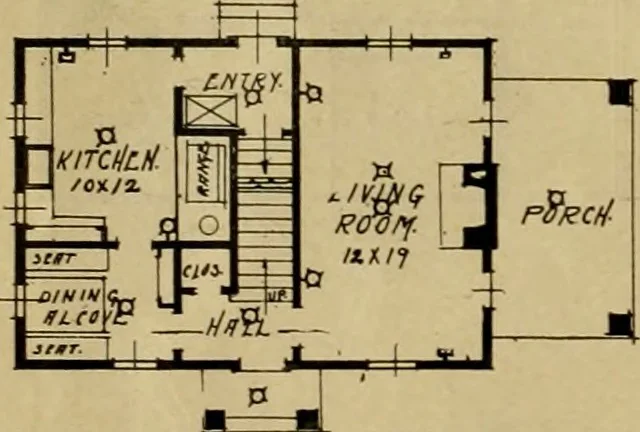 An illustration from Boston Herald-Traveler's book of homes : how to plan, finance and build your home, 1922, leaf 37