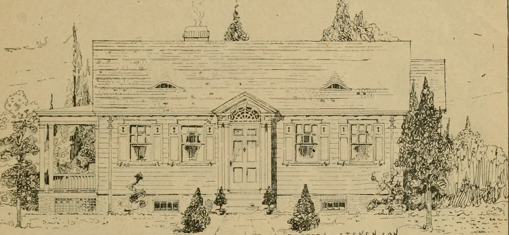 An illustration from Boston Herald-Traveler's book of homes : how to plan, finance and build your home, 1922, leaf 44