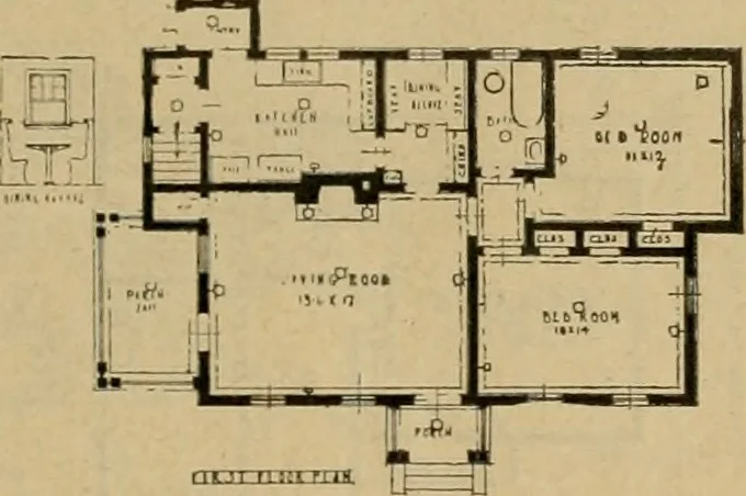 An illustration from Boston Herald-Traveler's book of homes : how to plan, finance and build your home, 1922, leaf 44
