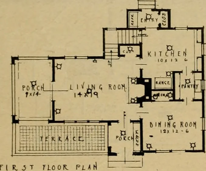An illustration from Boston Herald-Traveler's book of homes : how to plan, finance and build your home, 1922, leaf 46