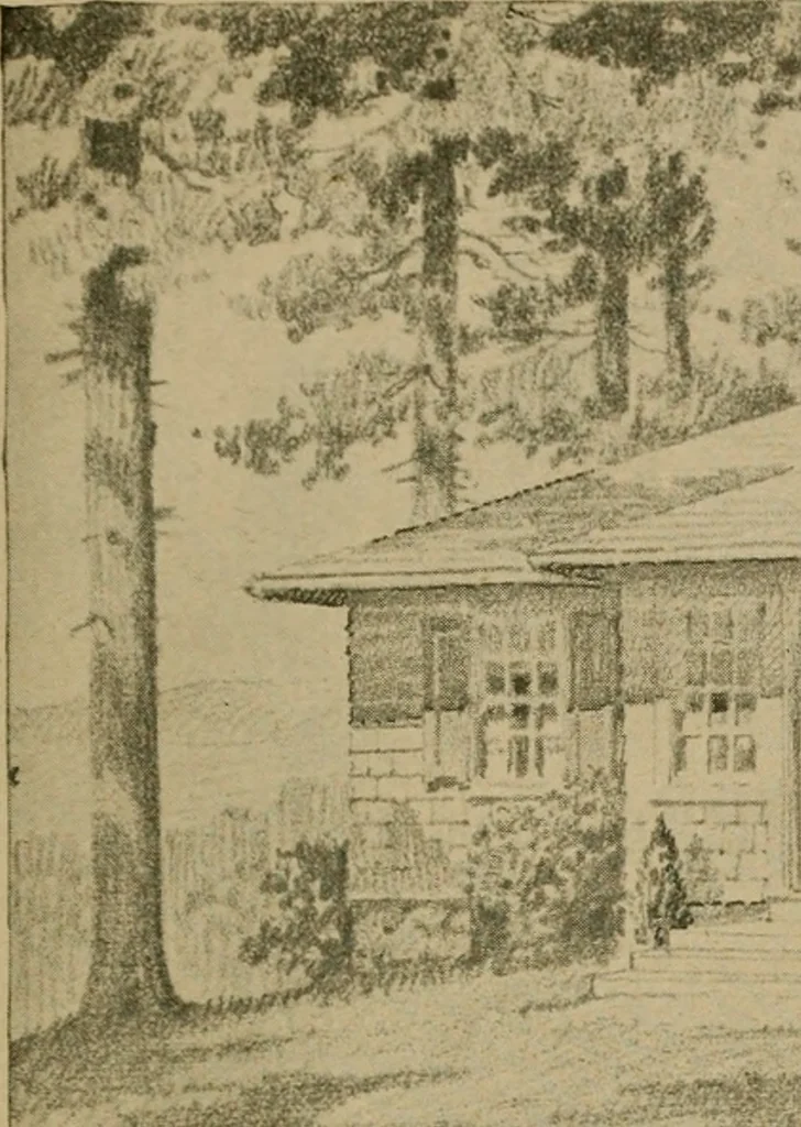An illustration from Boston Herald-Traveler's book of homes : how to plan, finance and build your home, 1922, leaf 50