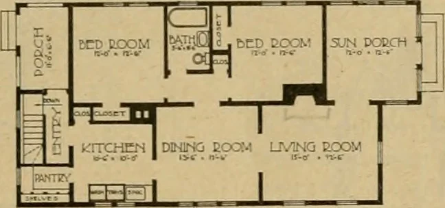 An illustration from Boston Herald-Traveler's book of homes : how to plan, finance and build your home, 1922, leaf 50