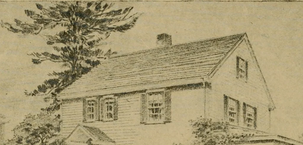An illustration from Boston Herald-Traveler's book of homes : how to plan, finance and build your home, 1922, leaf 55