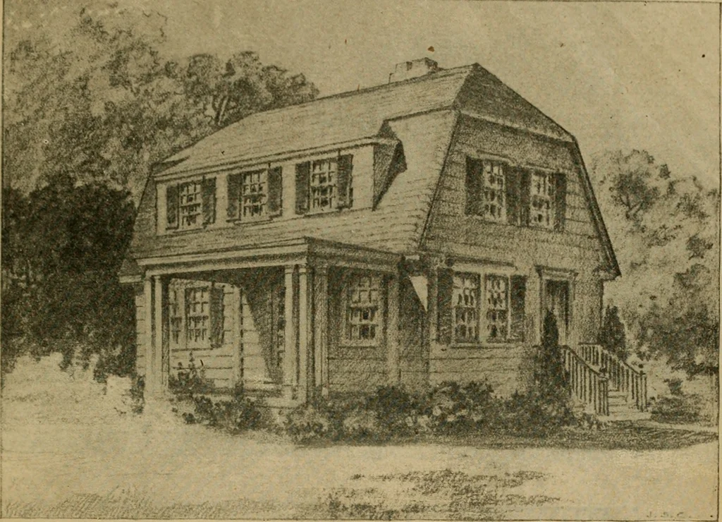 An illustration from Boston Herald-Traveler's book of homes : how to plan, finance and build your home, 1922, leaf 56