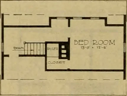 An illustration from Boston Herald-Traveler's book of homes : how to plan, finance and build your home, 1922, leaf 59