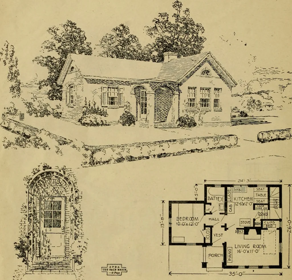 An illustration from Boston Herald-Traveler's book of homes : how to plan, finance and build your home, 1922, leaf 63