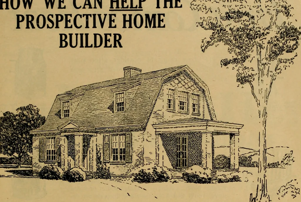 An illustration from Boston Herald-Traveler's book of homes : how to plan, finance and build your home, 1922, leaf 76