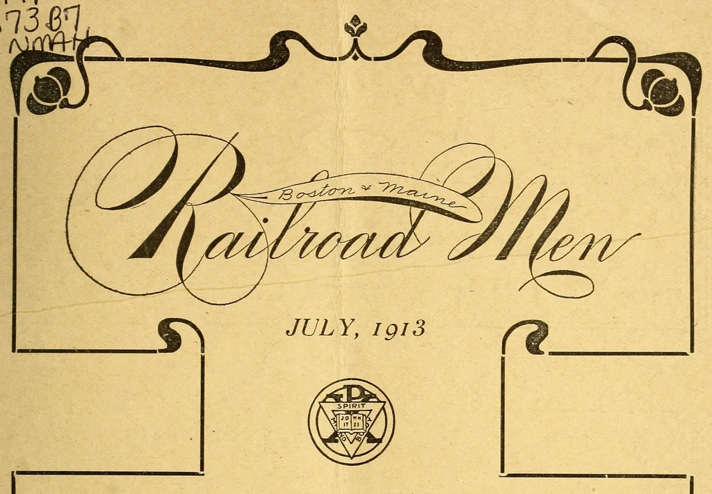 An illustration from Boston & Maine railroad men, 1896, leaf 1