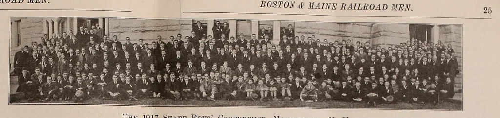 An illustration from Boston & Maine railroad men, 1896, leaf 13