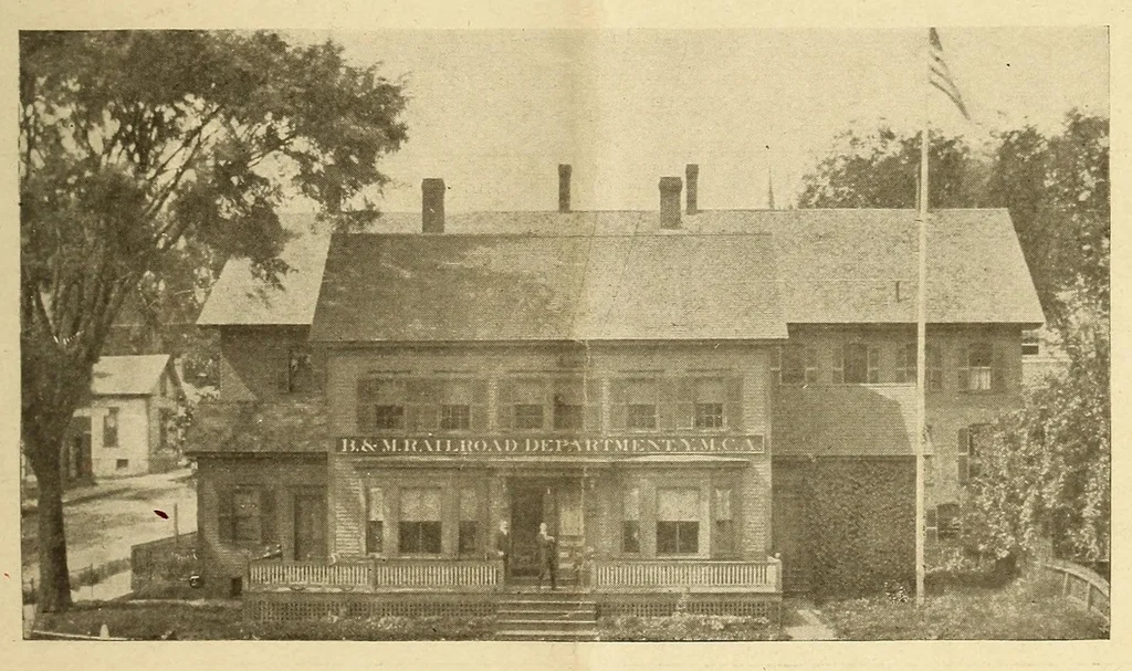 An illustration from Boston & Maine railroad men, 1896, leaf 1