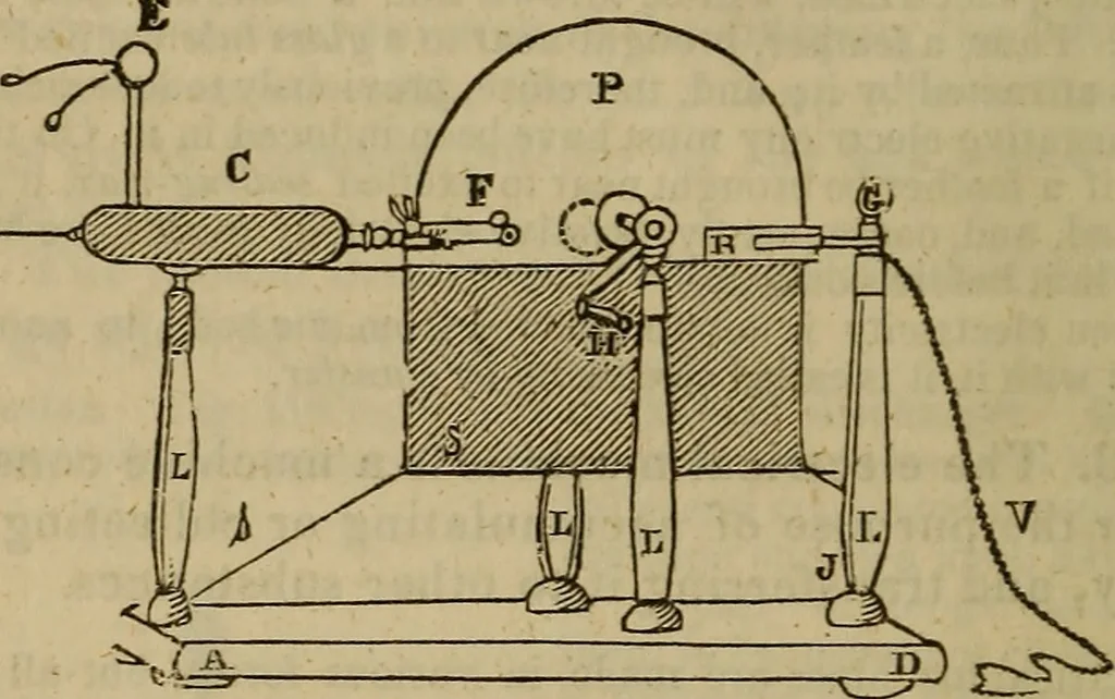 An illustration from The Boston school compendium of natural and experimental philosophy .., 1837, leaf 169