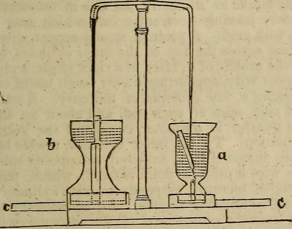 An illustration from The Boston school compendium of natural and experimental philosophy .., 1837, leaf 196
