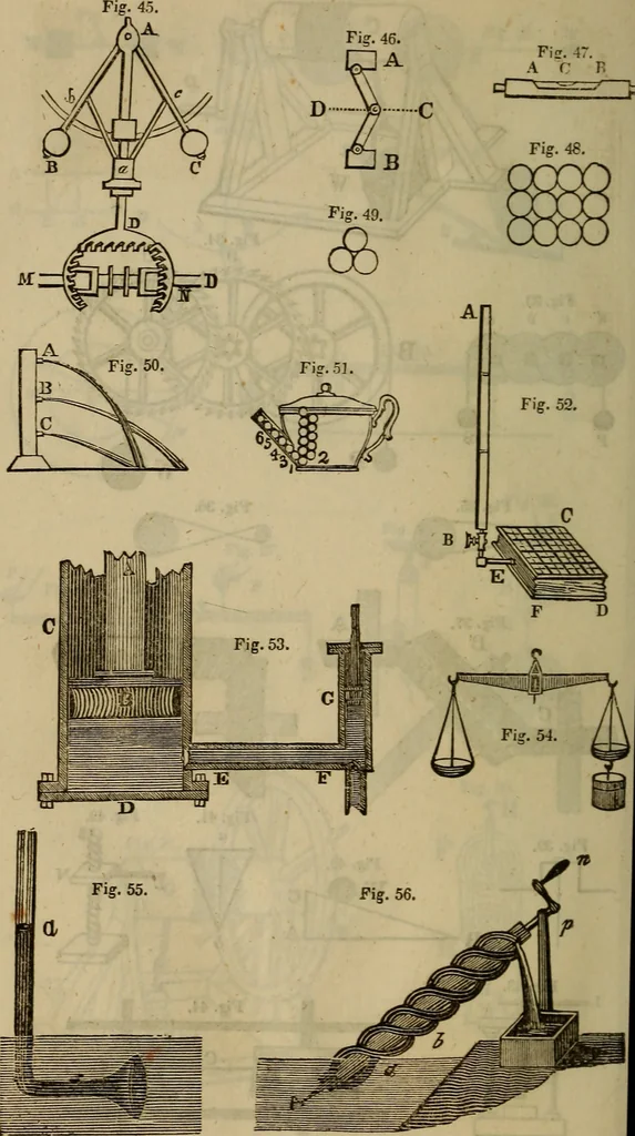 An illustration from The Boston school compendium of natural and experimental philosophy .., 1837, leaf 245