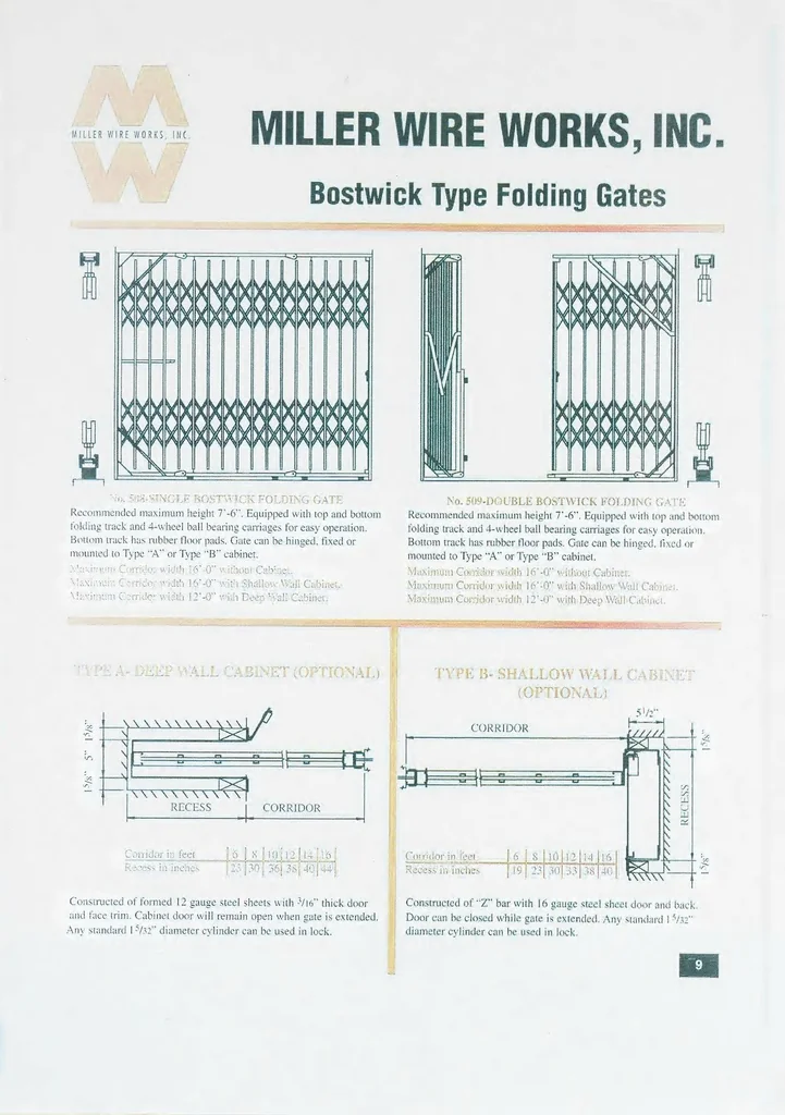 An illustration from Bostwick Gate Company Collection, 1900-1905, 1900, leaf 151