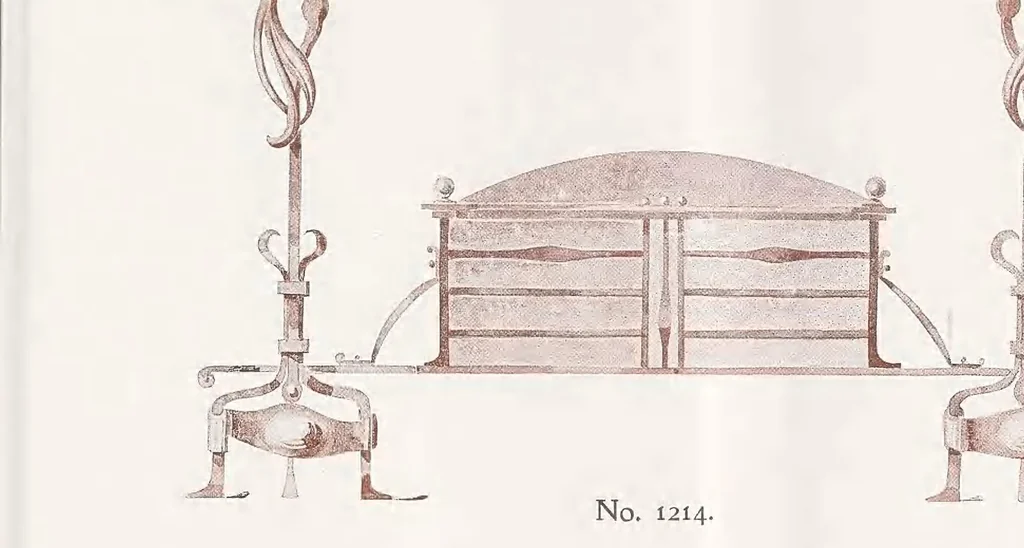 An illustration from Bostwick Gate Company Collection, 1900-1905, 1900, leaf 65