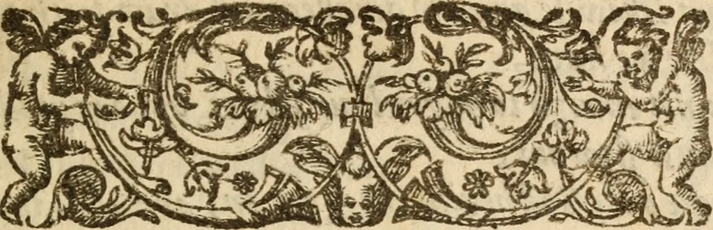 An illustration from Bowels opened : or, A discovery of the neere and deere love, union and communion betwixt Christ and the Church, and consequently betwixt Him and every beleeving soule ; Delivered in divers sermons on the fourth, fifth and sixt chapters of the Canticles, 1641, leaf 8
