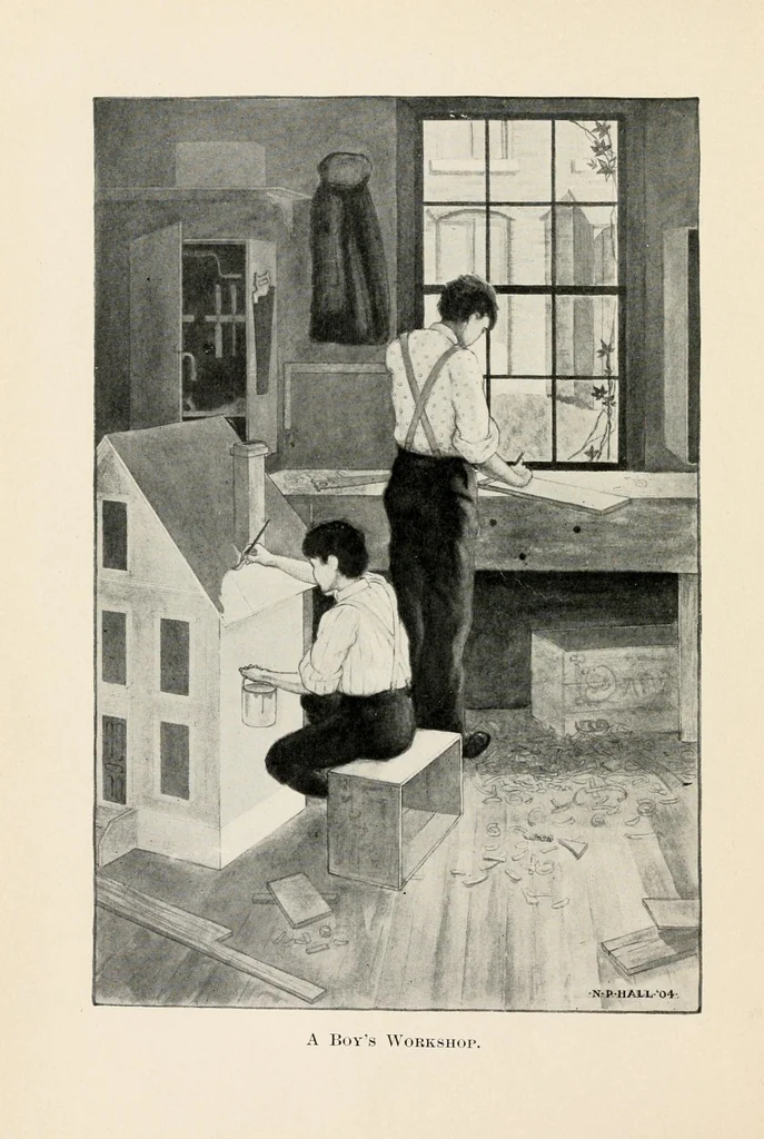 An illustration from The boy craftsman; practical and profitable ideas for a boy's leisure hours, 1905, leaf 8