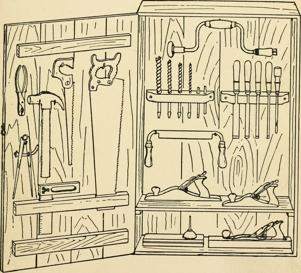 An illustration from The boy craftsman; practical ad profitable ideas for a boy's leisure hours, 1905, leaf 42