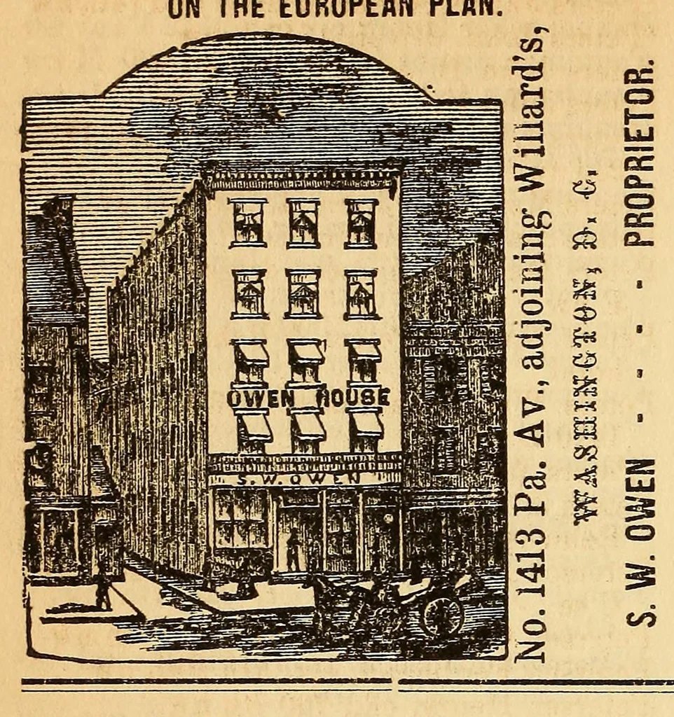 An illustration from Boyd's directory of Washington, Georgetown and Alexandria, 1871, leaf 316