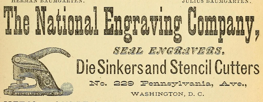 An illustration from Boyd's directory of the District of Columbia, 1878, leaf 67