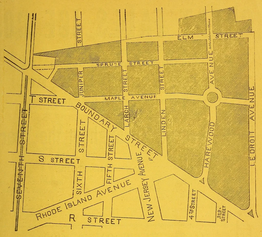 An illustration from Boyd's directory of the District of Columbia, 1881, leaf 11