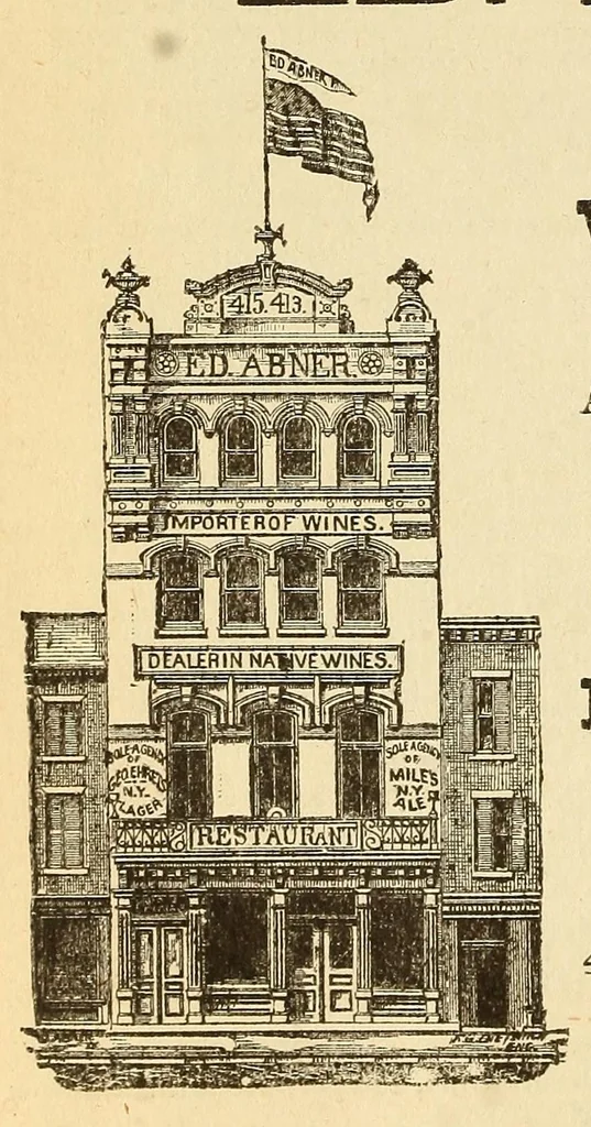 An illustration from Boyd's directory of the District of Columbia, 1881, leaf 110