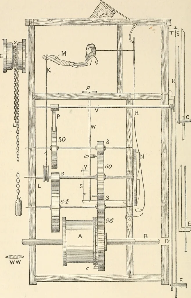 An illustration from The boy engineers;, 1880, leaf 109