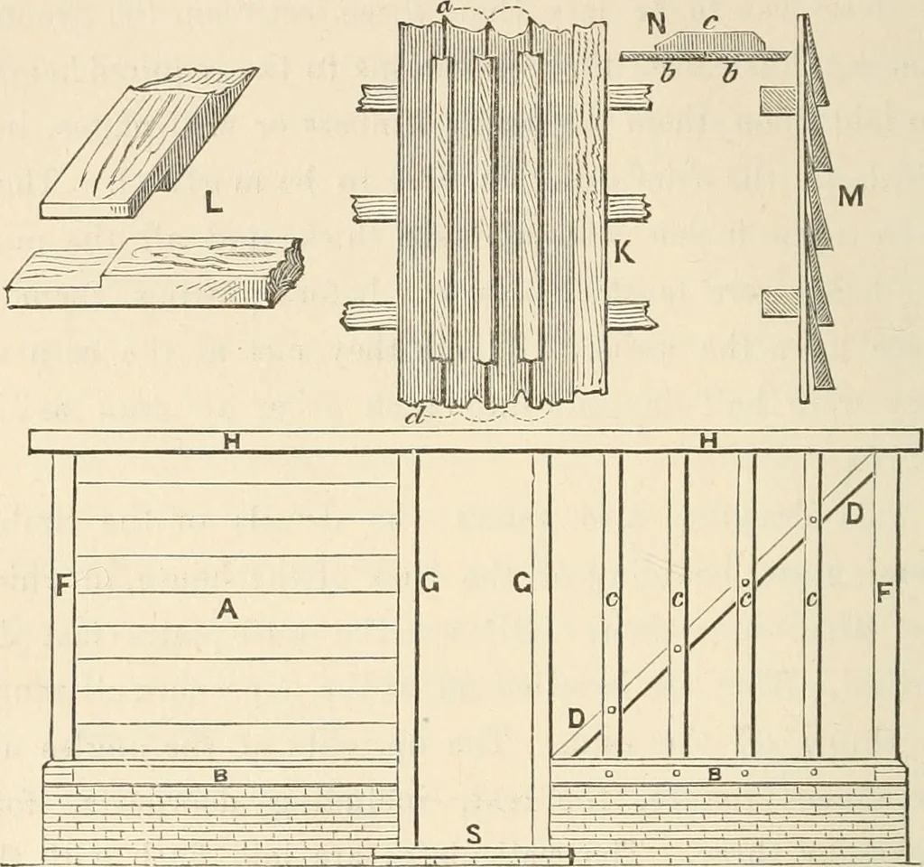 An illustration from The boy engineers;, 1880, leaf 169