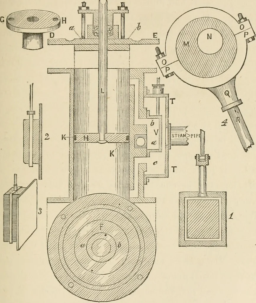 An illustration from The boy engineers;, 1880, leaf 234