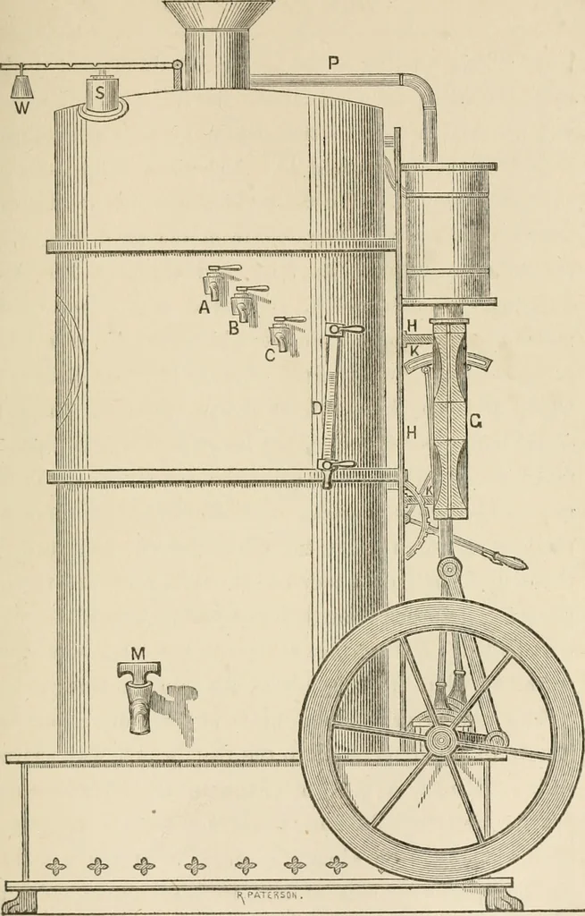 An illustration from The boy engineers;, 1880, leaf 262