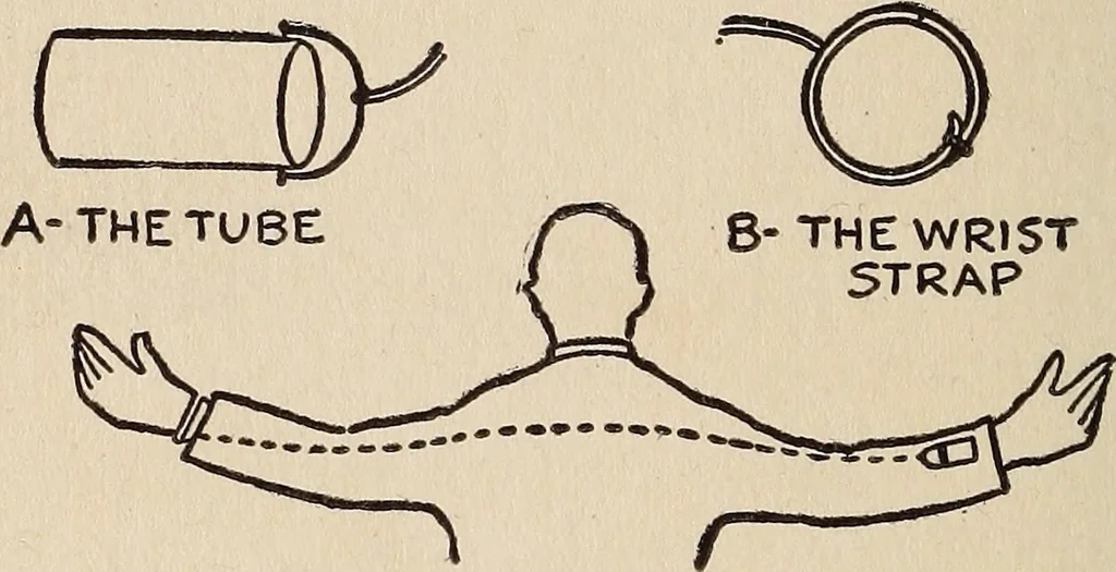 An illustration from The boy magician : a large number of the latest and best tricks carefully selected for the rising generation of conjurers, 1922, leaf 157