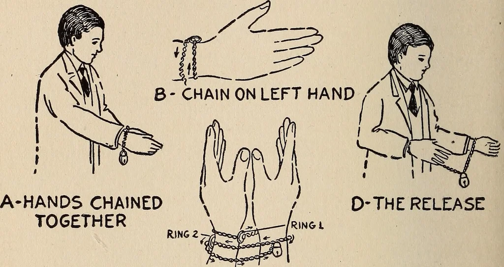 An illustration from The boy magician : a large number of the latest and best tricks carefully selected for the rising generation of conjurers, 1922, leaf 205