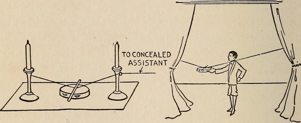 An illustration from The boy magician : a large number of the latest and best tricks carefully selected for the rising generation of conjurers, 1922, leaf 215