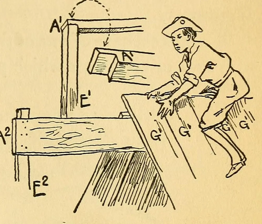 An illustration from The boy pioneers, sons of Daniel Boone, 1909, leaf 127