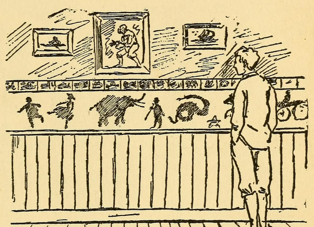 An illustration from The boy pioneers, sons of Daniel Boone, 1909, leaf 223