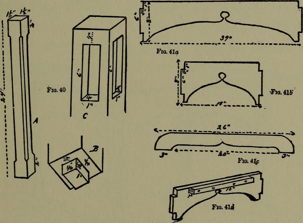 An illustration from The boys' book of carpentry, 1922, leaf 162
