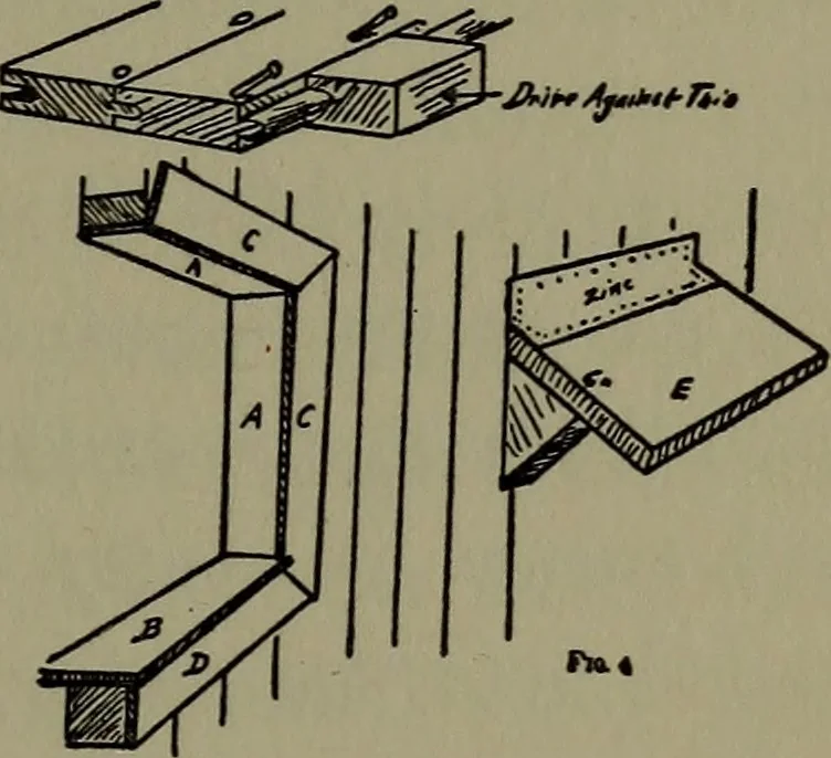 An illustration from The boys' book of carpentry, 1922, leaf 222