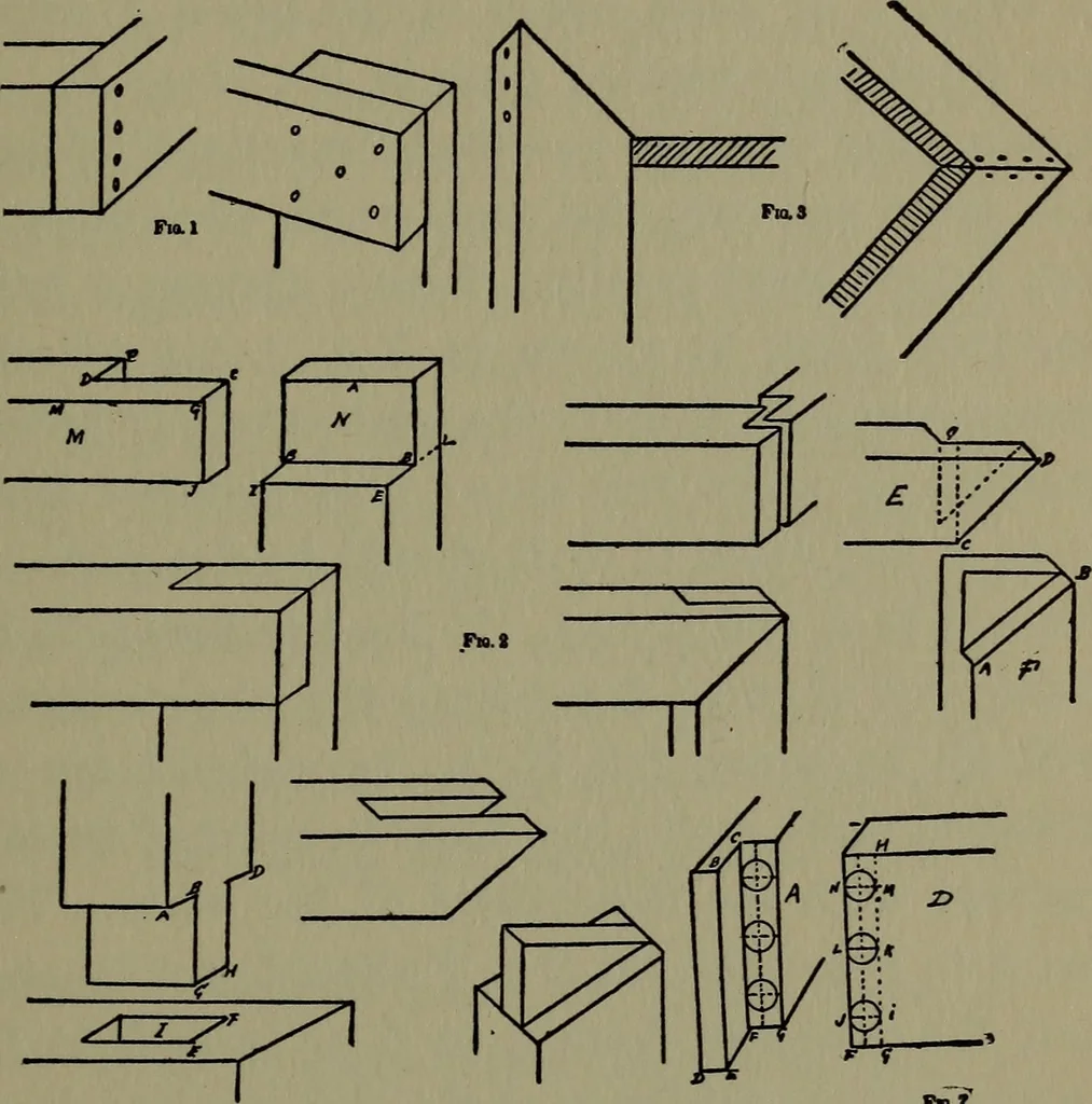 An illustration from The boys' book of carpentry, 1922, leaf 74