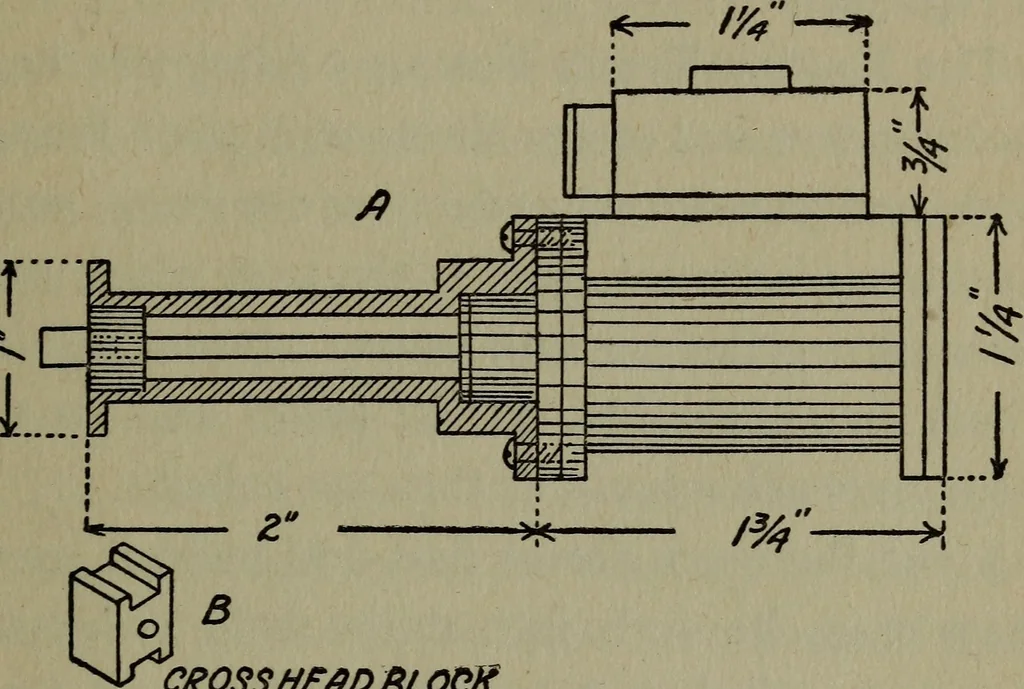 An illustration from The boys' book of engine-building;, 1918, leaf 174