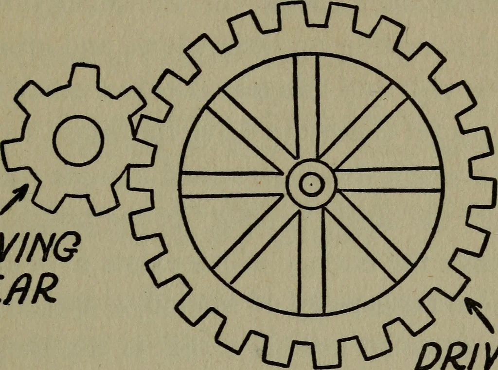 An illustration from The boys' book of engine-building;, 1918, leaf 58