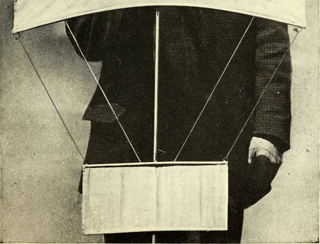 An illustration from The boys' book of model aeroplanes : how to build and fly them : with the story of the evolution of the flying machine, 1912, leaf 114