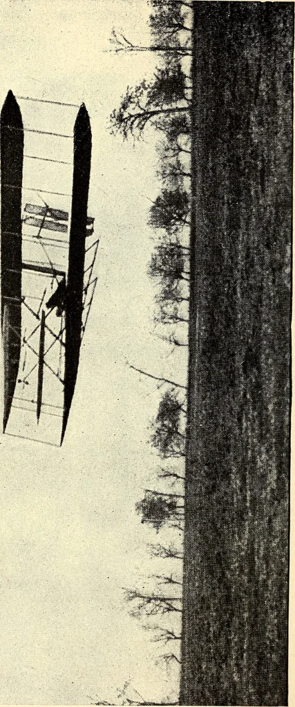 An illustration from The boys' book of model aeroplanes : how to build and fly them : with the story of the evolution of the flying machine, 1912, leaf 313