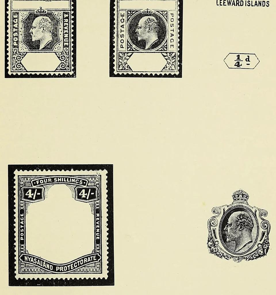 An illustration from The boys' book of stamp collecting, 1914, leaf 311