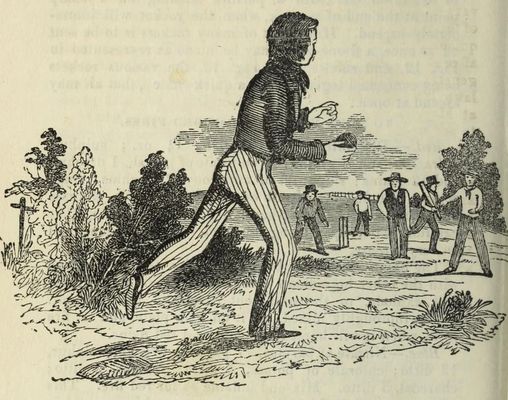 An illustration from The boy's holyday book, for all seasons : containing complete instructions for angling, swimming, conjuring, the making of fireworks, cricket, archery, gymnastics, and the various games for boys : numerous scientific experiments & amusements : elucidations of photography, electrotype, and daguerreotype : arithmetical pastimes : the language of the deaf & dumb, &c. : with numerous engravings, 1840, leaf 120