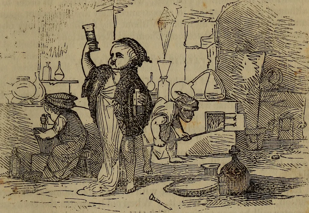 An illustration from The boy's own book;, 1834, leaf 128