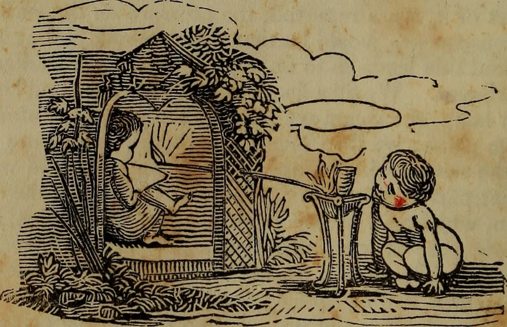 An illustration from The boy's own book;, 1834, leaf 141