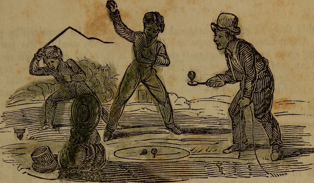An illustration from The boy's own book;, 1834, leaf 16